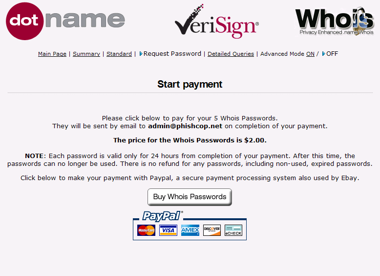 verisignchargesforwhois